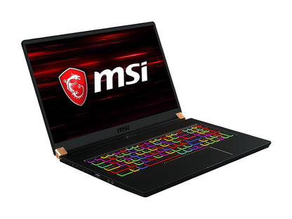 MSI GS Series GS75 Stealth-1243 17.3" 144 Hz IPS Intel Core i7 9th Gen 9750H (2.60 GHz) NVIDIA GeForce RTX 2070 Max-Q 16 GB Memory 1 TB NVMe SSD Windows 10 Home 64-bit Gaming Laptop