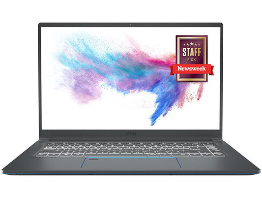 MSI Laptop Prestige 15 A10SC-296 Intel Core i7 10th Gen 10510U (1.80 GHz) 16 GB Memory 1 TB NVMe SSD NVIDIA GeForce GTX 1650 Max-Q 15.6" Windows 10 Home 64-bit