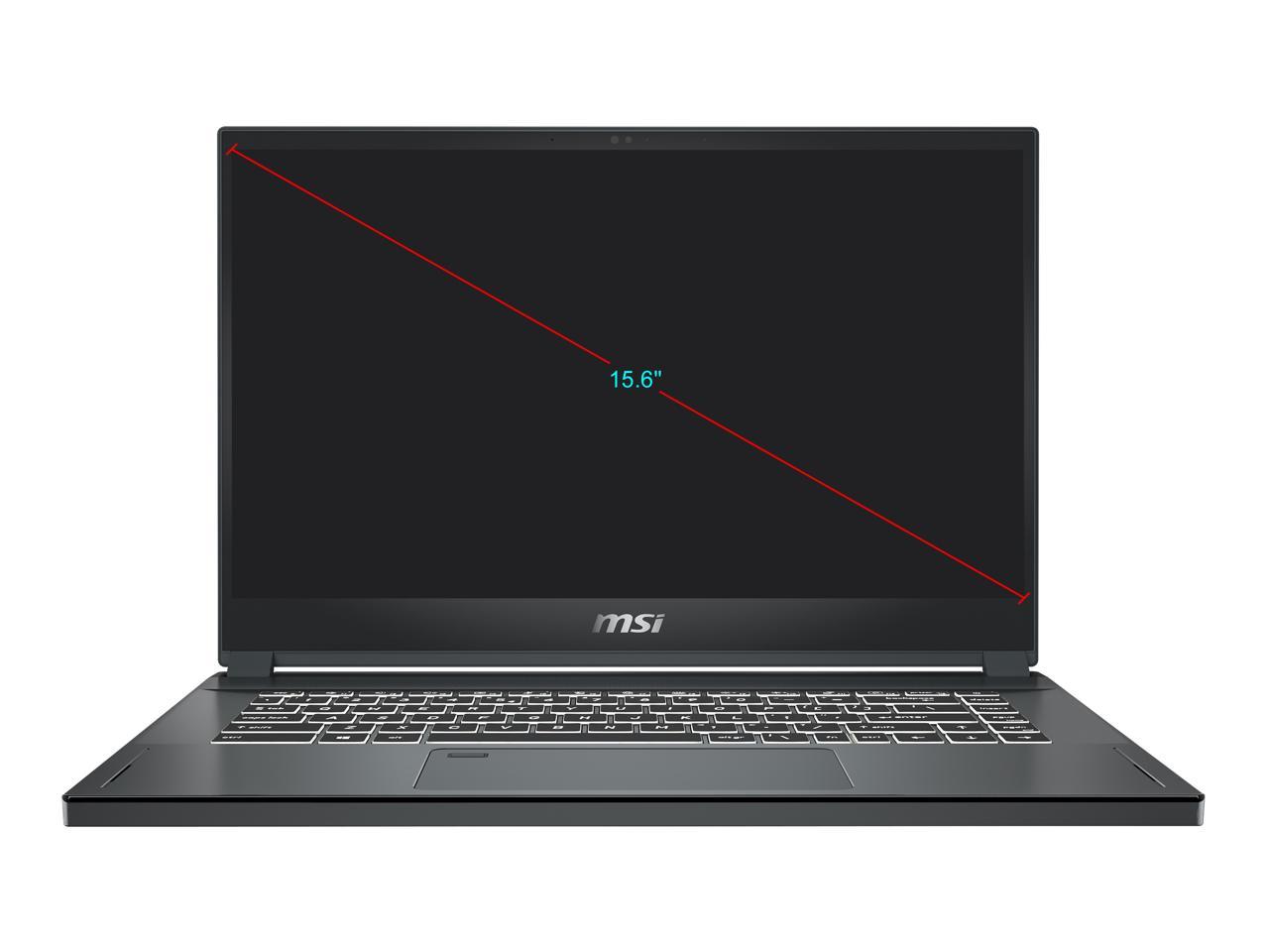 MSI Laptop Creator 15 A10SGS-040 Intel Core i7 10th Gen 10875H (2.30 GHz) 32 GB Memory 2 TB NVMe SSD NVIDIA GeForce RTX 2080 SUPER Max-Q 15.6" 4K/UHD Windows 10 Pro 64-bit