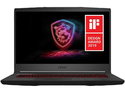 MSI GF65 Thin 9SEXR-839 - 15.6" 144 Hz - Intel Core i5-9300H - GeForce RTX 2060 - 8 GB DDR4 - 512 GB SSD - Windows 10 Home - Gaming Laptop