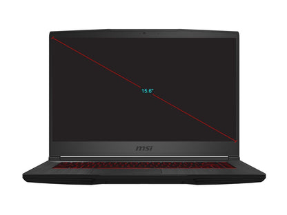 MSI GF65 Thin 9SEXR-839 - 15.6" 144 Hz - Intel Core i5-9300H - GeForce RTX 2060 - 8 GB DDR4 - 512 GB SSD - Windows 10 Home - Gaming Laptop