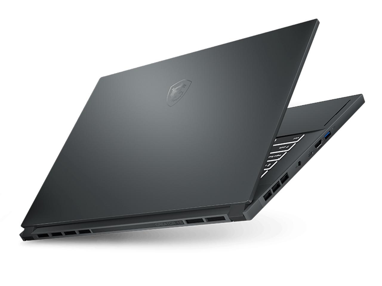 MSI Laptop Creator 15 A10SET-052 Intel Core i7 10th Gen 10875H (2.30 GHz) 16 GB Memory 1 TB NVMe SSD NVIDIA GeForce RTX 2060 15.6" Touchscreen Windows 10 Pro 64-bit