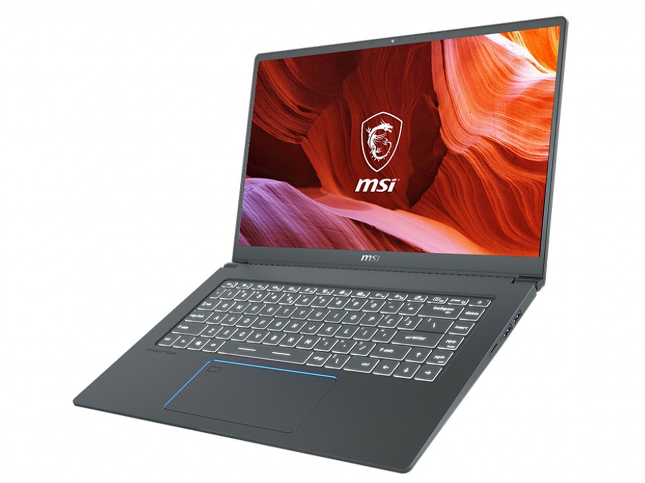 MSI Laptop Prestige 15 A11SCX-211 Intel Core i7 11th Gen 1185G7 (3.00 GHz) 32 GB Memory 1 TB NVMe SSD NVIDIA GeForce GTX 1650 Max-Q 15.6" 4K/UHD Windows 10 Pro 64-bit
