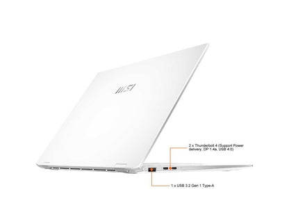 MSI Intel Core i5 11th Gen 1135G7 (2.40GHz) 16GB Memory 512 GB NVMe SSD Intel Iris Xe Graphics 13.4" Touchscreen 1920 x 1200 Thin and Light 2-in-1 Laptop Windows 10 Home 64-bit Summit E13FlipEvo A11MT-096