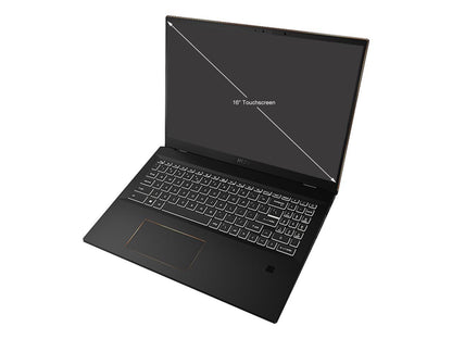 MSI Summit E16FlipEvo Intel Core i5 11th Gen 1155G7 (2.50GHz) 16GB Memory 512 GB NVMe SSD Intel Iris Xe Graphics 16" Touchscreen 2560 x 1600 Convertible 2-in-1 Laptop Windows 10 Pro 64-bit A11MT-027