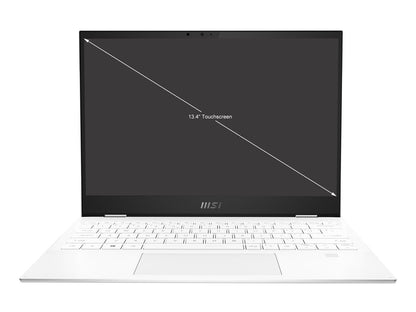 MSI Intel Core i5 11th Gen 1155G7 (2.50GHz) 16GB Memory 512 GB NVMe SSD Intel Iris Xe Graphics 13.4" Touchscreen 1920 x 1200 Convertible 2-in-1 Laptop Windows 10 Home 64-bit Summit E13FlipEvo A11MT-235