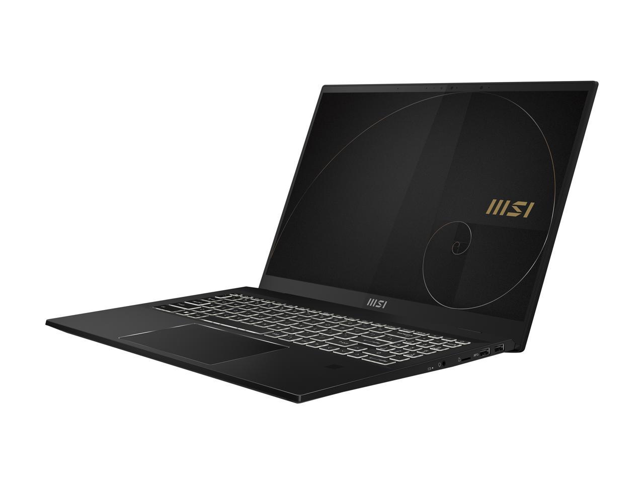 MSI Intel Core i7 12th Gen 1260P (2.10GHz) 16GB Memory 1 TB NVMe SSD NVIDIA GeForce RTX 3050 Ti Laptop GPU 16" Touchscreen 2560 x 1600 Convertible 2-in-1 Laptop Windows 11 Pro 64-bit Summit E16Flip A12UDT-007