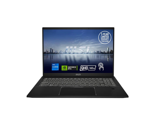 MSI Summit E16 Flip 16" QHD+ 165Hz Touch Ultra Thin 2-in-1 Professional Laptop Intel® Core™ i7-1360P RTX 4050 32GB LPDDR5 1TB NVMe SSD Win 11 Pro with MSI Pen, A13VET-076US