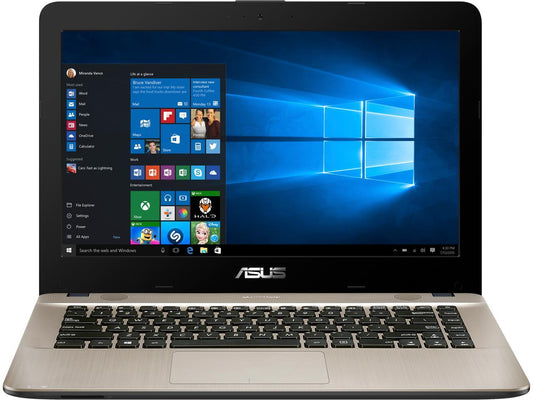 ASUS VivoBook F441 Light and Powerful Laptop, AMD A9-9420 Dual Core Processor (Boost up to 3.60 GHz) with Radeon R5 Graphics, 8 GB DDR4 RAM, 1 TB HDD, 14" FHD Display, Windows 10, F441BA-ES91