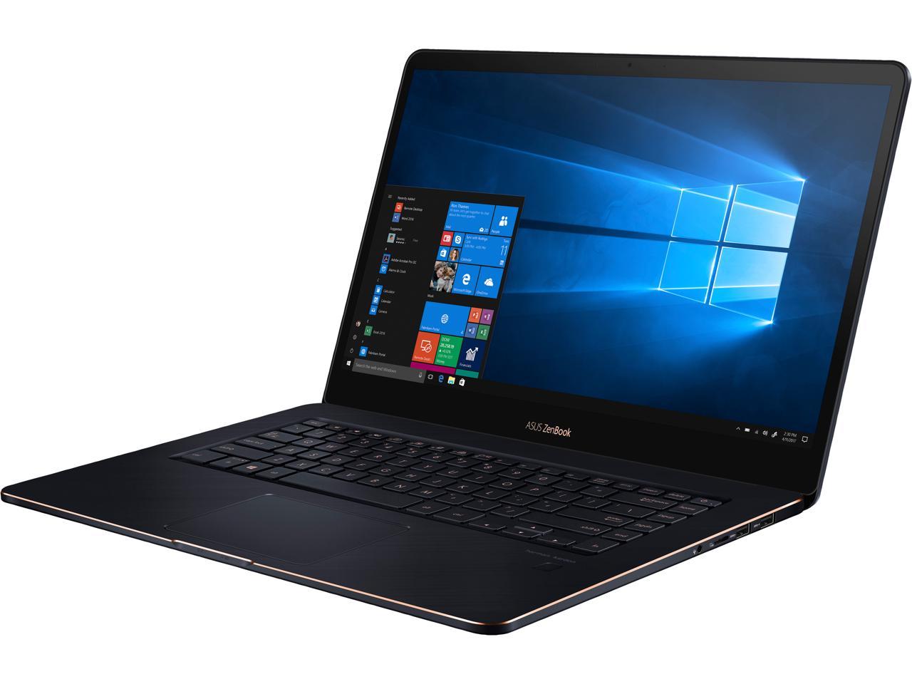 ASUS ZenBook Pro 15 UX550GE-XB71T 15.6-inch UHD 4K Touch Laptop, Intel Core i7-8750HK, 16GB 2133MHz RAM, 512GB PCIe x4 SSD, Windows 10 Professional, Fingerprint, NVIDIA GTX 1050 Ti