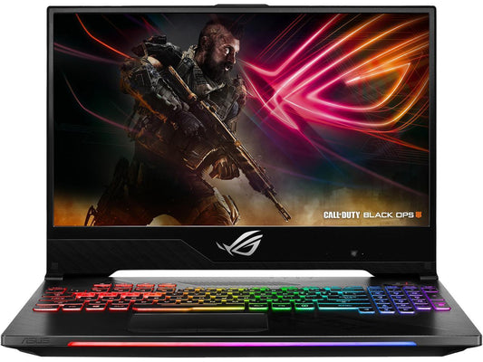 ASUS GL504GM-DS74 ROG Strix Hero II Gaming Laptop, 15.6" 144 Hz IPS-Type Slim Bezel Display, GeForce GTX 1060 6 GB, Intel Core i7-8750H (up to 3.9 GHz), 256 GB PCIe SSD + 1 TB HDD, 16 GB Memory