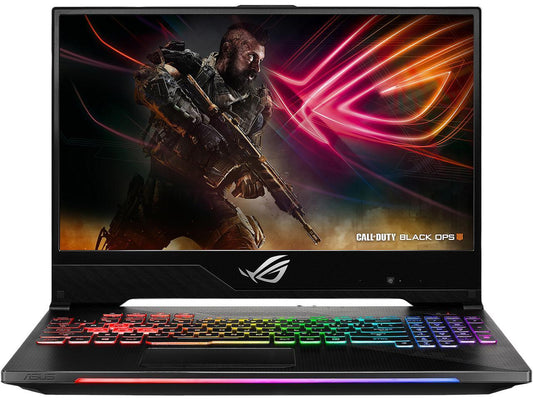 ASUS GL504GS-DS74 ROG Strix SCAR II Gaming Laptop, 15.6" 144 Hz IPS-Type Slim Bezel Display, GeForce GTX 1070 8 GB, Intel Core i7-8750H Processor (up to 3.9 GHz), 256 GB PCIe SSD + 1 TB SSHD, 16 GB DDR4, RGB Keyboard