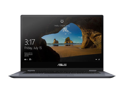 ASUS VivoBook Flip TP412UA-DB71T Intel Core i7 8th Gen 8550U (1.80 GHz) 8 GB Memory 256 GB SSD Intel UHD Graphics 620 14" Touchscreen 1920 x 1080 Convertible 2-in-1 Laptop Windows 10 Home 64-Bit