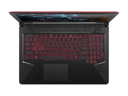 ASUS TUF Gaming Laptop (FX504) 15.6" Full HD, Intel Core i7-8750H (up to 3.9 GHz), 120 Hz 3 ms FHD Display, GTX 1060 6 GB, 16 GB DDR4, 256 GB PCIe SSD + 1 TB HDD, Gigabit WiFi, FX504GM-ES74