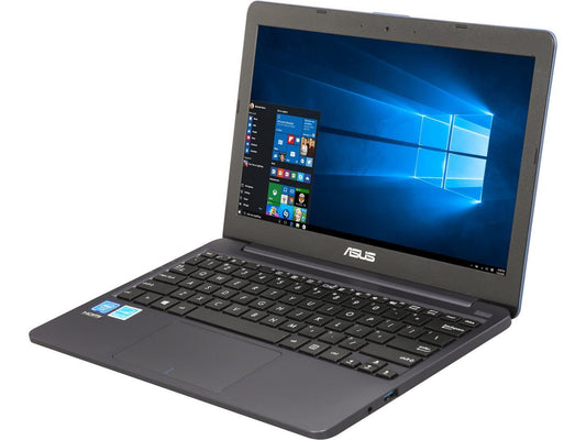 ASUS Laptop L203MA-DS04 Intel Celeron N4000 (1.10 GHz) 4 GB Memory 64 GB eMMC SSD Intel HD Graphics 11.6" Windows 10 S 64-bit