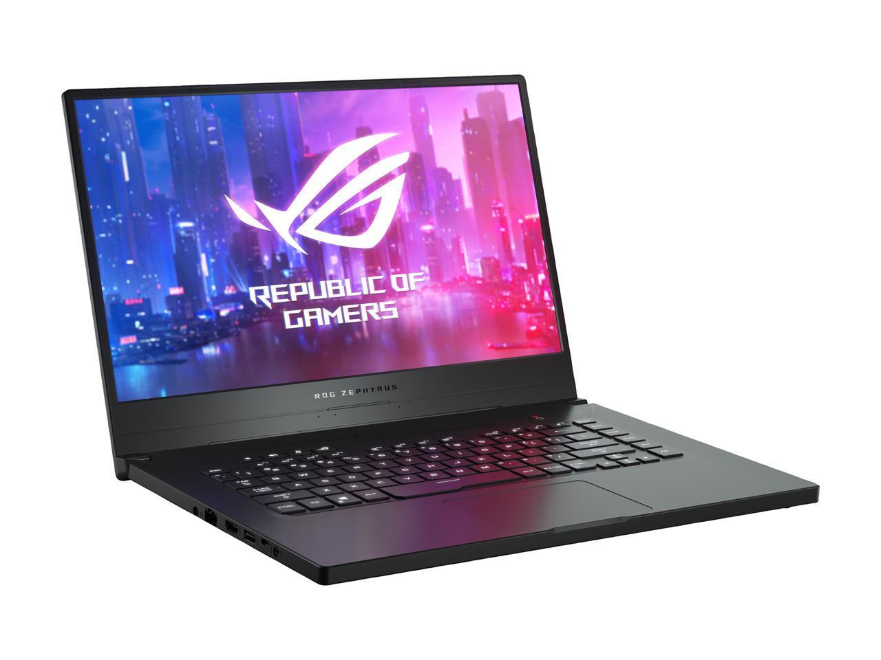 ASUS ROG Zephyrus G GA502DU-PB73 15.6" 60 Hz IPS AMD Ryzen 7 3000 Series 3750H (2.30 GHz) NVIDIA GeForce GTX 1660 Ti 8 GB Memory 512 GB SSD Windows 10 Home 64-bit Gaming Laptop