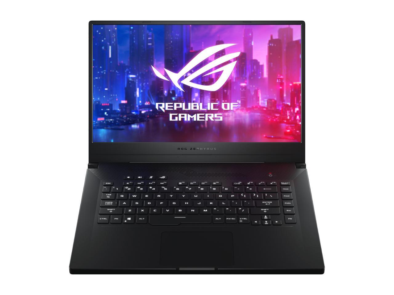 ASUS ROG Zephyrus G GA502DU-PB73 15.6" 60 Hz IPS AMD Ryzen 7 3000 Series 3750H (2.30 GHz) NVIDIA GeForce GTX 1660 Ti 8 GB Memory 512 GB SSD Windows 10 Home 64-bit Gaming Laptop