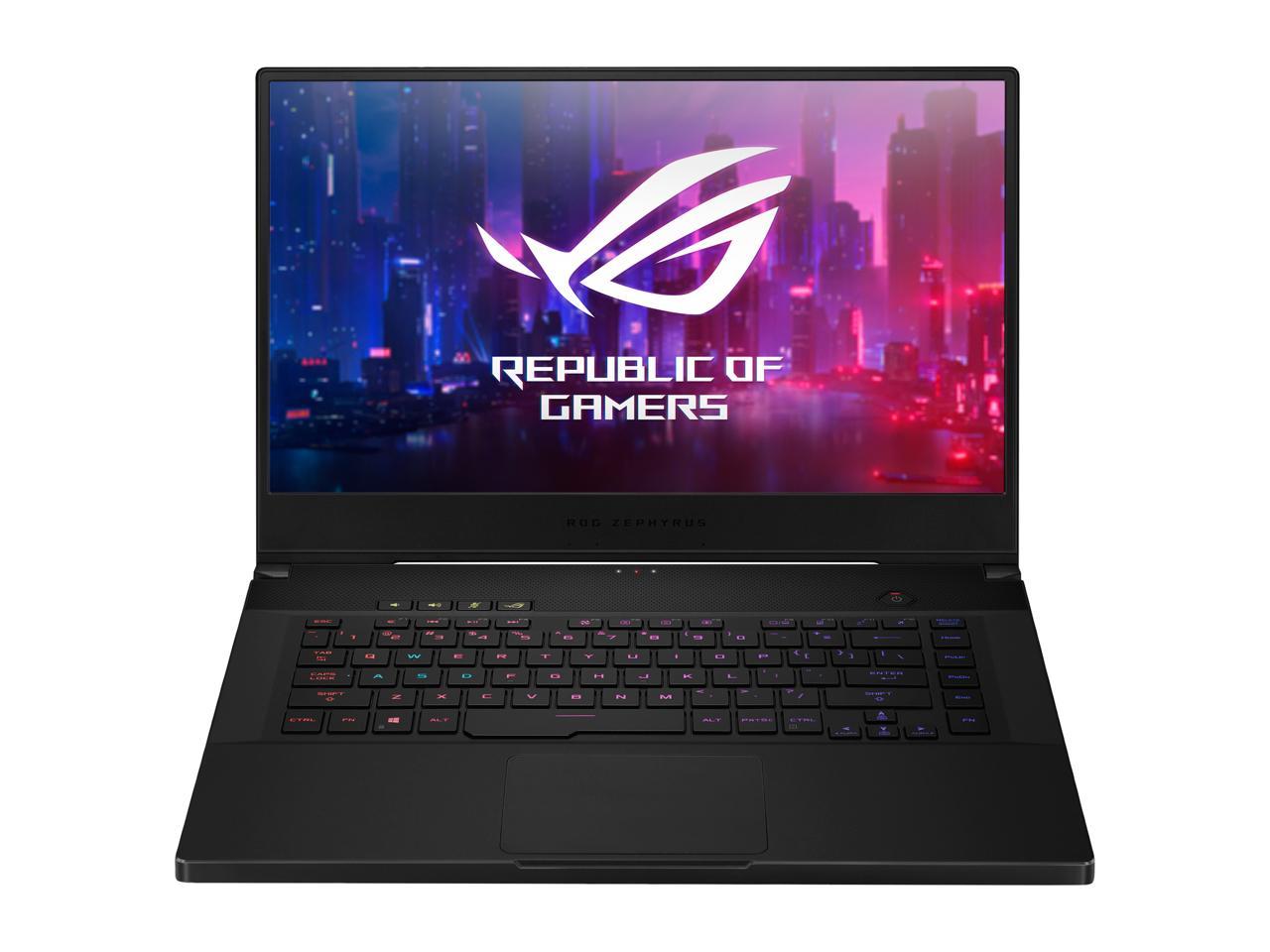 ASUS ROG Zephrus GU502GU-XB74 15.6" 144 Hz Intel Core i7 9th Gen 9750H (2.60 GHz) NVIDIA GeForce GTX 1660 Ti 16 GB Memory 512 GB PCIe SSD Windows 10 Pro 64-bit Gaming Laptop