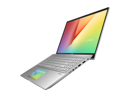 ASUS VivoBook S15 S532 Thin & Light Laptop, 15.6" FHD, Intel Core i5-8265U CPU, 8 GB DDR4 RAM, PCIe NVMe 512 GB SSD, Windows 10 Home, S532FA-DB55, Transparent Silver