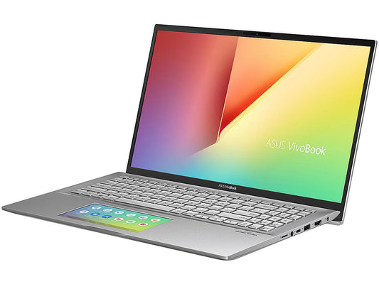 ASUS VivoBook S15 S532 Thin & Light Laptop, 15.6" FHD, Intel Core i5-8265U CPU, 8 GB DDR4 RAM, PCIe NVMe 512 GB SSD, Windows 10 Home, S532FA-DB55, Transparent Silver