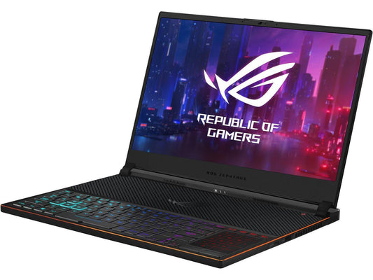 ASUS ROG Zephrus S GX531GX-XB76 15.6" 240 Hz Intel Core i7 9th Gen 9750H (2.60 GHz) NVIDIA GeForce RTX 2080 16 GB Memory 1 TB SSD Windows 10 Pro 64-bit Gaming Laptop