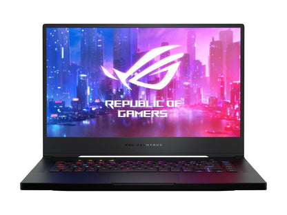 Asus - Gaming laptop - 15.6" FHD IPS 240 Hz G-Sync, Intel Core i7-9750H, NVIDA GeForce RTX 2070, 16 GB DDR4 RAM, 1 TB SSD, Per-key RGB, Windows 10 Pro, ROG Zephyrus S (GX502GW-XB76)