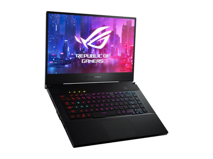 Asus - Gaming laptop - 15.6" FHD IPS 240 Hz G-Sync, Intel Core i7-9750H, NVIDA GeForce RTX 2070, 16 GB DDR4 RAM, 1 TB SSD, Per-key RGB, Windows 10 Pro, ROG Zephyrus S (GX502GW-XB76)