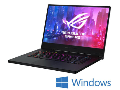 Asus - Gaming laptop - 15.6" FHD IPS 240 Hz G-Sync, Intel Core i7-9750H, NVIDA GeForce RTX 2070, 16 GB DDR4 RAM, 1 TB SSD, Per-key RGB, Windows 10 Pro, ROG Zephyrus S (GX502GW-XB76)