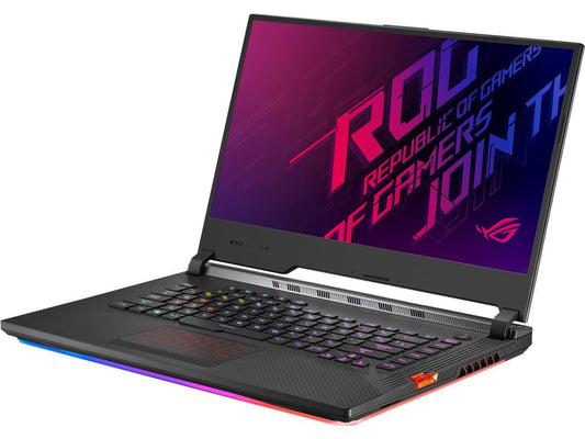 ASUS ROG Strix Scar III (2019) Gaming Laptop, 15.6" 240 Hz 3 ms IPS Type FHD, NVIDIA GeForce RTX 2070, Intel Core i9-9880H, 32 GB DDR4, 1 TB PCIe NVMe SSD, Per-Key RGB KB, Windows 10 Pro, G531GW-XB96