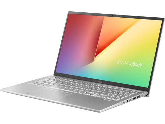 ASUS VivoBook S15 S512 Thin and Light Laptop, 15.6" FHD, Intel Core i5-10210U CPU, 8 GB RAM, 512 GB PCIe NVMe SSD, NVIDIA GeForce MX250, FingerPrint, Windows 10 Home, S512FL-PH55, Silver-Metal