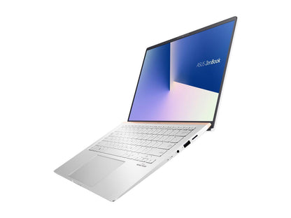 ASUS ZenBook 14 Ultra-Slim Laptop 14" Full HD 4-Way NanoEdge Bezel, AMD R7 3700U CPU, 16 GB DDR4, 1 TB PCIe SSD, Windows 10 Pro - UM433DA-NH74, Icicle Silver