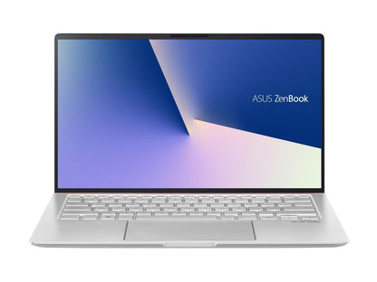 ASUS ZenBook 14 Ultra-Slim Laptop 14" Full HD 4-Way NanoEdge Bezel, AMD R7 3700U CPU, 16 GB DDR4, 1 TB PCIe SSD, Windows 10 Pro - UM433DA-NH74, Icicle Silver