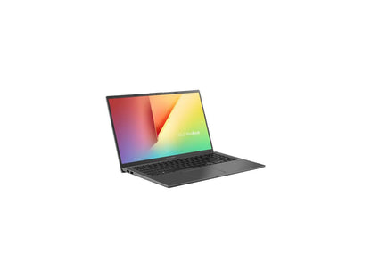 ASUS VivoBook 15 Thin and Light Laptop, 15.6" Full HD, AMD Quad Core R7-3700U CPU, 8 GB DDR4 RAM, 512 GB SSD, AMD Radeon Vega 10 Graphics, Windows 10 Home, F512DA-NH77, Slate Gray