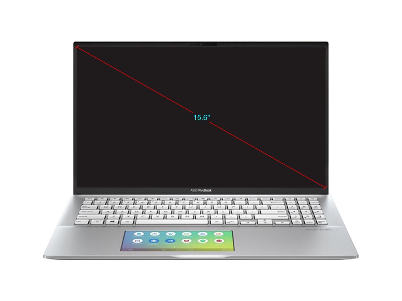 ASUS VivoBook S15 S532 Thin & Light Laptop, 15.6" FHD, Intel Core i5-10210U CPU, 8 GB DDR4 RAM, 512 GB PCIe SSD, Windows 10 Home, IR camera, S532FA-DH55, Transparent Silver - Metal