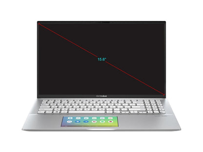 ASUS VivoBook S15 S532 Thin & Light Laptop, 15.6" FHD, Intel Core i5-10210U CPU, 8 GB DDR4 RAM, 512 GB PCIe SSD, Windows 10 Home, IR camera, S532FA-DH55, Transparent Silver - Metal