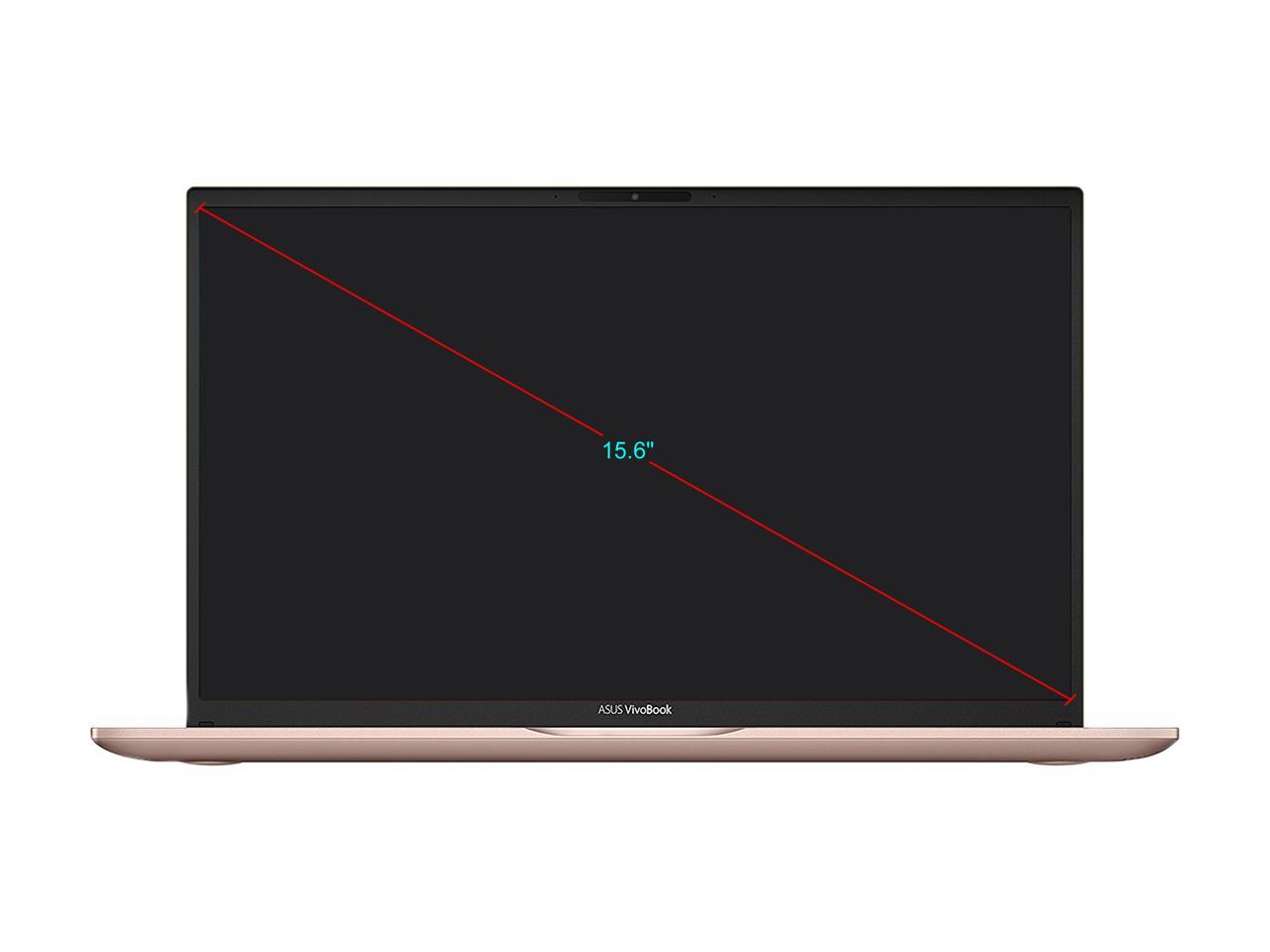 ASUS VivoBook S15 S532 Thin & Light Laptop, 15.6" FHD, Intel Core i5-10210U CPU, 8 GB DDR4 RAM, 512 GB PCIe SSD, Windows 10 Home, IR camera, S532FA-DH55-PK, Punk Pink - Metal