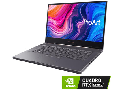 ASUS ProArt StudioBook Pro 15 Mobile Workstation Laptop, 15.6" UHD NanoEdge Bezel, Intel Core i7-9750H, 48 GB DDR4, 2 TB PCIe SSD, NVIDIA Quadro RTX 5000, Windows 10 Pro, W500G5T-XS77, Star Grey
