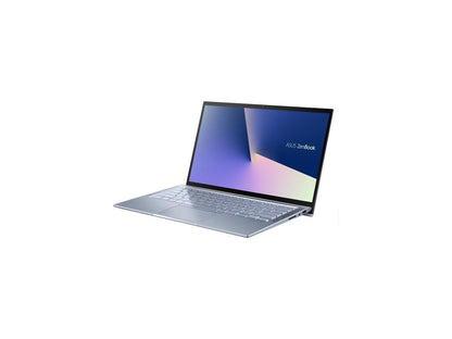 ASUS ZenBook 14 Ultra Thin and Light Laptop, 4-Way NanoEdge 14" FHD, Intel Core i7-10510U, 8 GB RAM, 512 GB PCIe SSD, NVIDIA GeForce MX250, Windows 10 Home, Utopia Blue, UX431FL-EH74