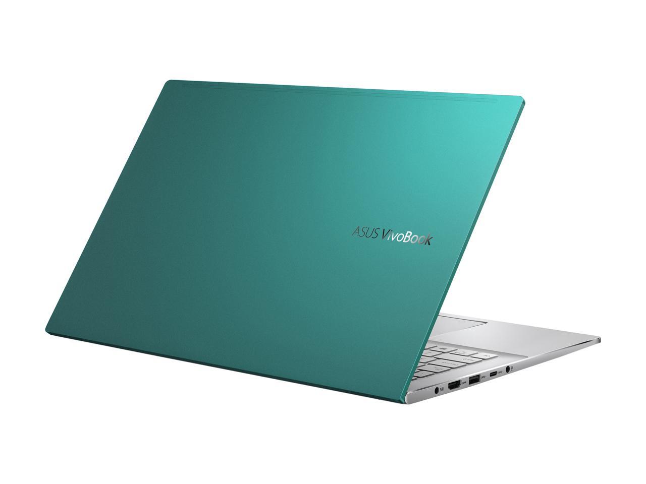 ASUS VivoBook S15 S533 Thin and Light Laptop, 15.6" FHD, Intel Core i5-10210U CPU, 8 GB DDR4 RAM, 512 GB PCIe SSD, Windows 10 Home, S533FA-DS51-GN, Gaia Green