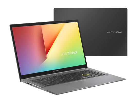 ASUS VivoBook S15 S533 Thin and Light Laptop, 15.6" FHD, Intel Core i5-10210U CPU, 8 GB DDR4 RAM, 512 GB PCIe SSD, Windows 10 Home, S533FA-DS51, Indie Black