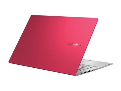 ASUS VivoBook S15 S533 Thin and Light Laptop, 15.6" FHD, Intel Core i5-10210U CPU, 8 GB DDR4 RAM, 512 GB PCIe SSD, Windows 10 Home, S533FA-DS51-RD, Resolute Red