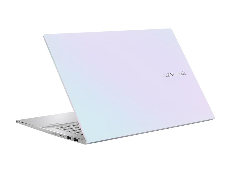 ASUS VivoBook S15 S533 Thin and Light Laptop, 15.6" FHD, Intel Core i5-10210U CPU, 8 GB DDR4 RAM, 512 GB PCIe SSD, Windows 10 Home, S533FA-DS51-WH, Dreamy White