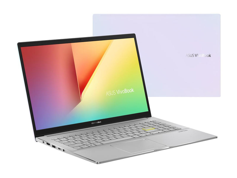 ASUS VivoBook S15 S533 Thin and Light Laptop, 15.6" FHD, Intel Core i5-10210U CPU, 8 GB DDR4 RAM, 512 GB PCIe SSD, Windows 10 Home, S533FA-DS51-WH, Dreamy White