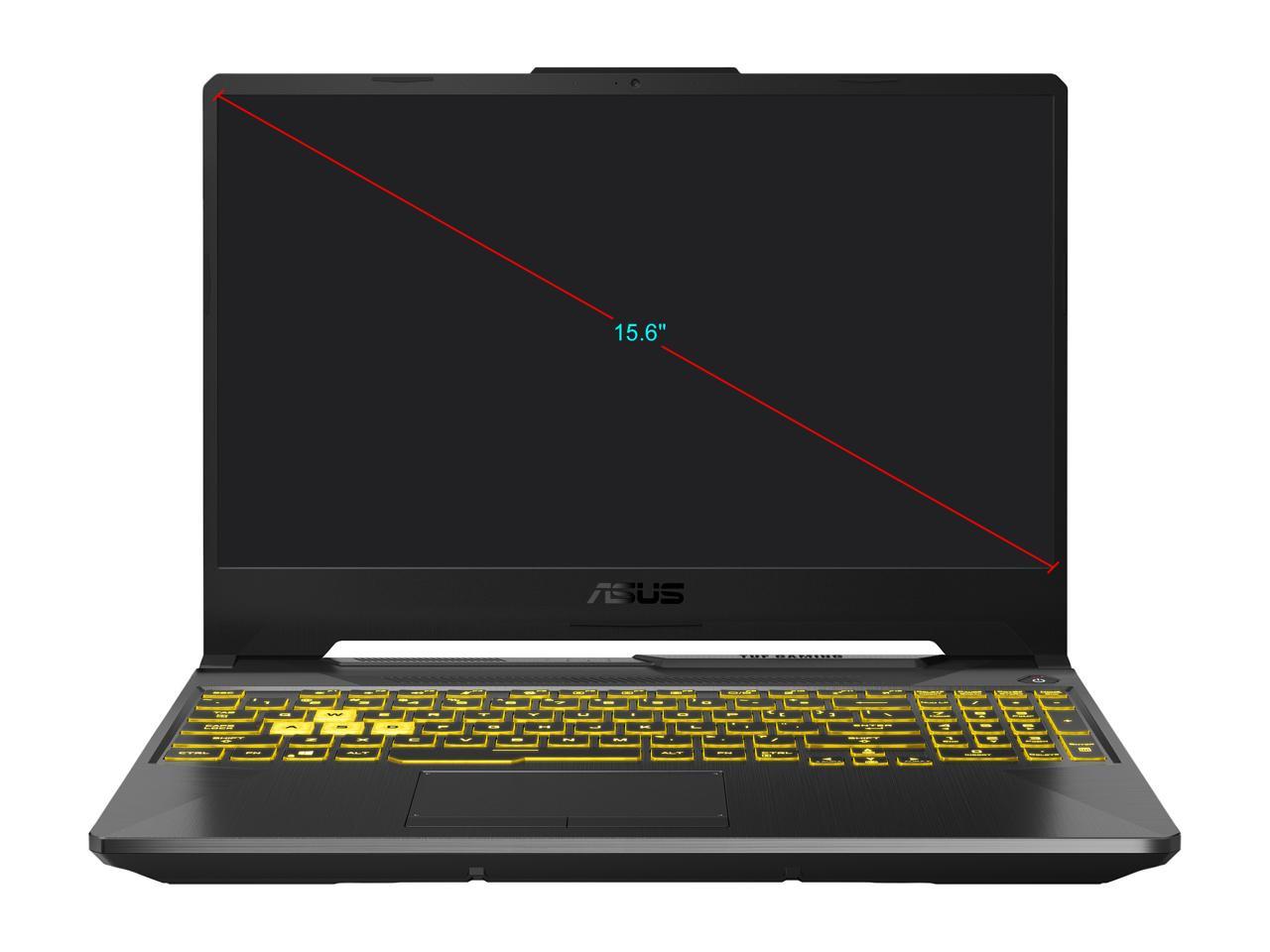 ASUS TUF Gaming A15 - 15.6" 144 Hz - AMD Ryzen 7 4800H - GeForce GTX 1660 Ti - 16 GB DDR4 - 512 GB SSD - 90 WHr Battery - Win10 Home - Gaming Laptop (TUF506IU-ES74)