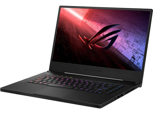 ASUS ROG Zephyrus S15 (2020) Gaming Laptop, 15.6" 300Hz IPS Type FHD, NVIDIA GeForce RTX 2080S, Intel Core i7-10875H, 32GB DDR4, 1TB RAID 0 SSD, Per-Key RGB, Thunderbolt 3, Windows 10, GX502LXS-XS79