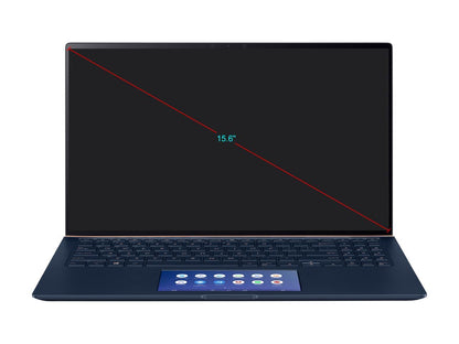 ASUS ZenBook 15 Ultra-Slim Laptop 15.6" 4K UHD NanoEdge Bezel, Intel Core i7-10510U, 16GB RAM, 1TB PCIe SSD, GeForce GTX 1650 Max-Q, Innovative ScreenPad 2.0, Windows 10 Pro, UX534FTC-NH77, Royal Blue