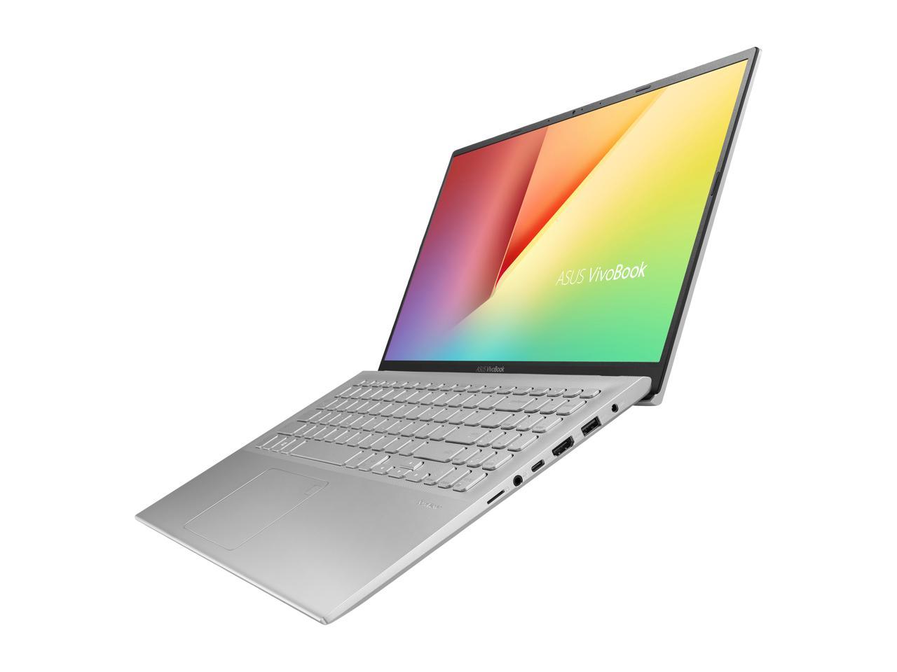 ASUS VivoBook S15 S512FL Thin and Light Laptop, 15.6" FHD, Intel Core i7-10510U CPU, 8 GB RAM, 512 GB PCIe SSD, NVIDIA GeForce MX250 Graphics, FingerPrint, Windows 10 Home, S512FL-NB71, Silver-Metal