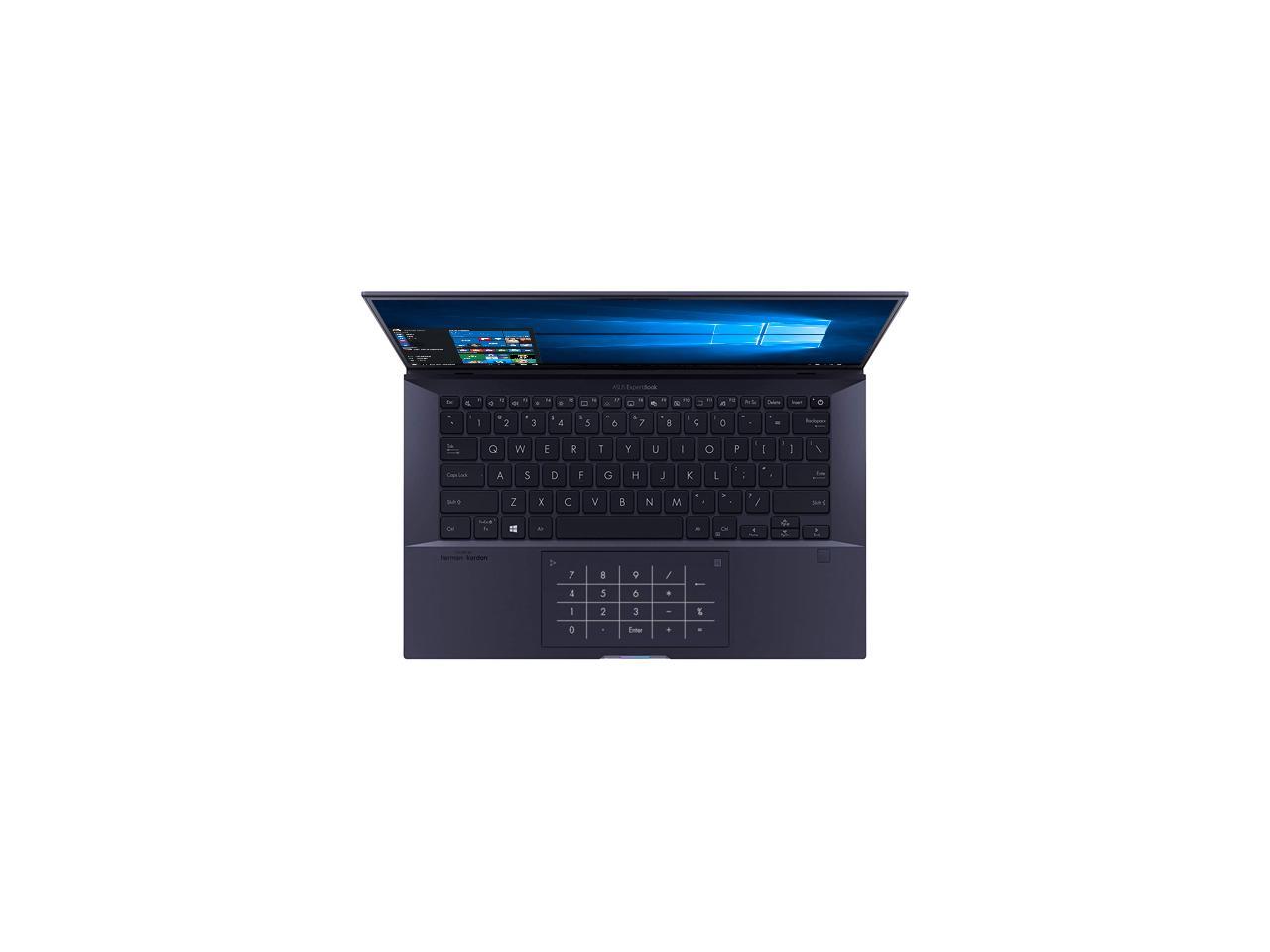 ASUS ExpertBook B9450 Thin and Light Business Laptop, 14" FHD, Intel Core i7-10510U Processor, 512 GB PCIe SSD, 16 GB RAM, Windows 10 Pro, Up to 24 Hrs Battery Life, Sleeve, B9450FA-XS74