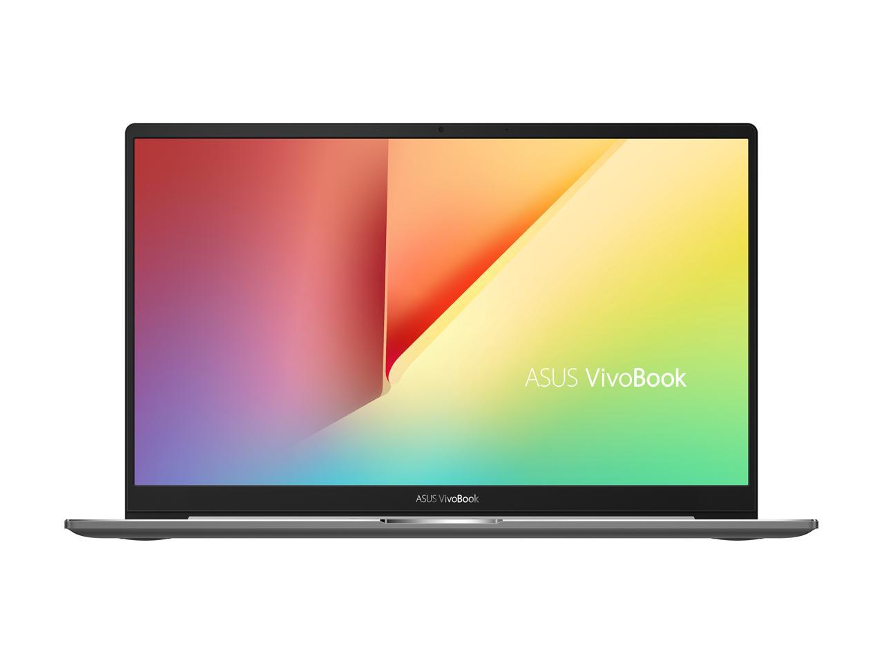 ASUS VivoBook S13 Thin and Light Laptop, 13.3" FHD Display, Intel Core i5-1035G1 CPU, 8 GB LPDDR4X RAM, 512 GB PCIe SSD, Windows 10 Home, Fingerprint Reader, Indie Black, S333JA-DS51