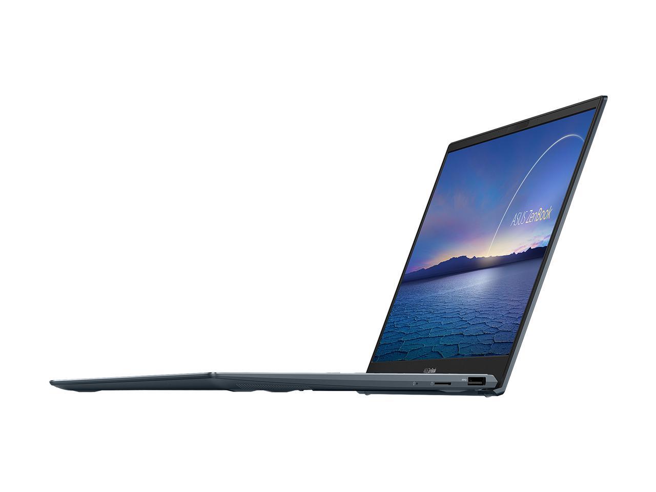 ASUS ZenBook 13 Ultra-Slim Laptop, 13.3" FHD NanoEdge Bezel Display, Intel Core i7-1065G7, 8GB LPDDR4X RAM, 512GB PCIe SSD, NumberPad, Thunderbolt, Wi-Fi 6, Windows 10 Home, Pine Grey, UX325JA-DB71